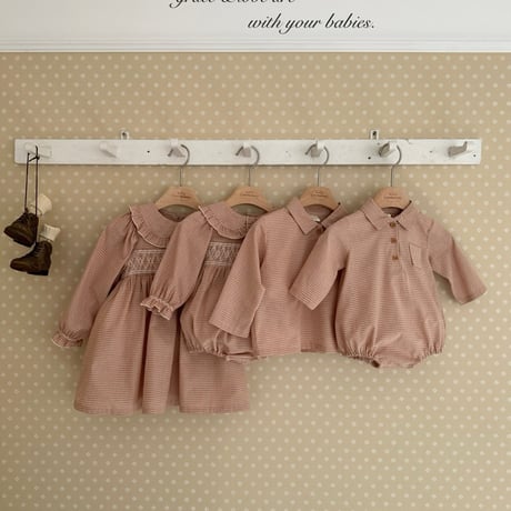 monbebe/24. milla smoke one-piece S(1-2Y)-XL(7-8Y)