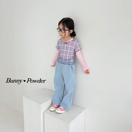 bunnypowder/85. heart denim pants S-XL