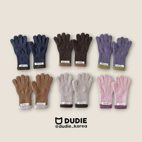 dudie/6. Block gloves knit FREE(10CM_21CM)