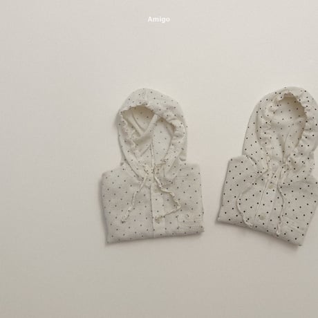 amigo/11. ripple hood shirt XS-XL