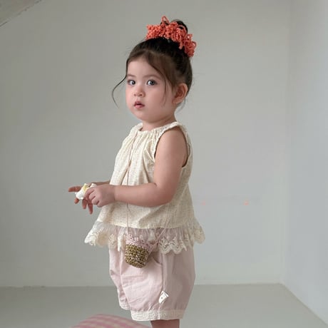 aiai/38. lace summer updown set S(6M-2Y)-XL(4-5Y)