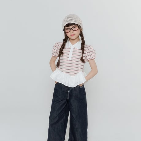 forkchips/57. eve fril shirts collar T-shirt M-XL