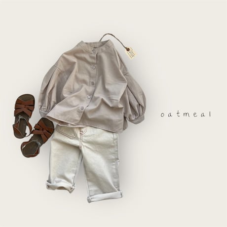 oatmeal/7. kids pocket pants XS-XL