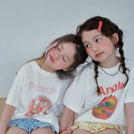 mollybin/41. apple T-shirt XS-JS