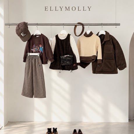 ellymolly/49. dot gimo half pollar T-shirt 13-15