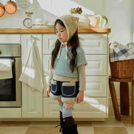 urbanrabbit/17. Shearling Denim Shorts JS-JM