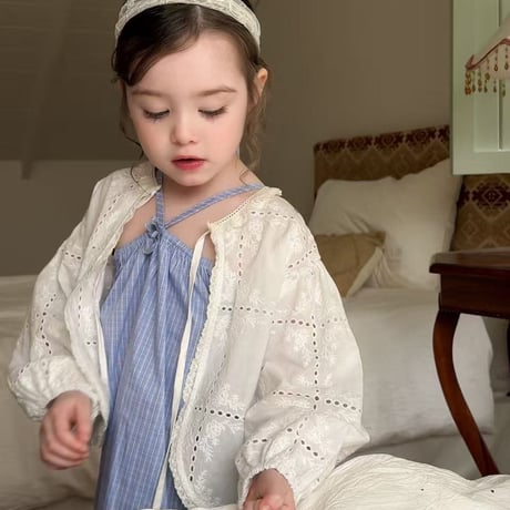 aiai/31. sky flower blue one-piece 90-130