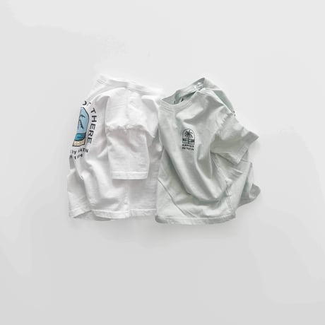 fromi/60. palm tree T-shirt JS-JL