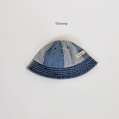 vbunny/2. mix denim hat FREE(48-52CM)