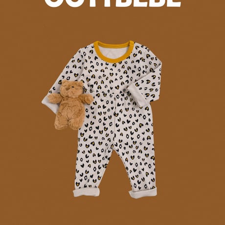 oottbebe/21. heart leopard inner wear XS(0-1Y)-XL(4-5Y)