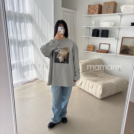 mamami/7. snow may T-shirt XS-XL