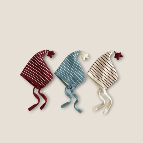dudie/25. star knit hat FREE(48CM-52CM)