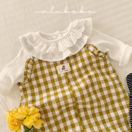 valubebe/82. ive lace fril T-shirt 6M-S