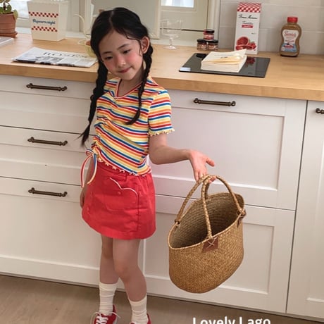 lago/28. heart flower pants S-JS