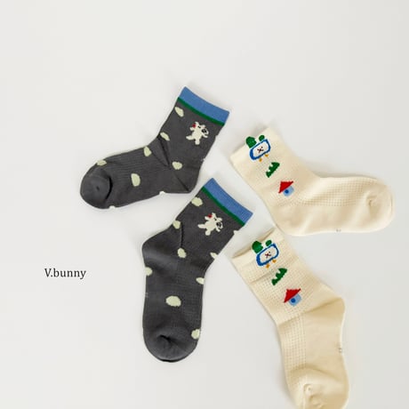 vbunny/80. socks set M(130-150)-XL(180-210)