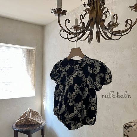 milkbalm/15. rosa embroidery suit XS(-6M)-M(12M-18M)