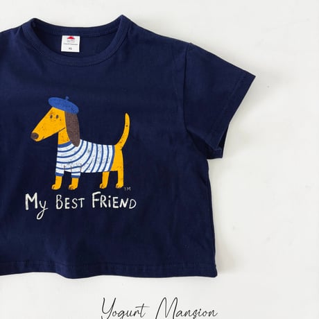 yogurtmansion/54. bonjour T-shirt XS-XL