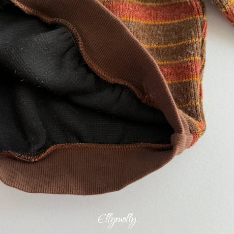 ellymolly/70. robe knit man-to-man 3-11