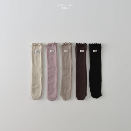 lindo/49. soft golgi long socks FREE