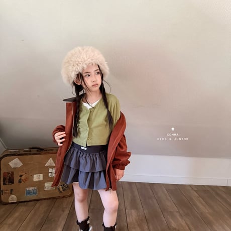 comma/34. two color cardigan 110-130