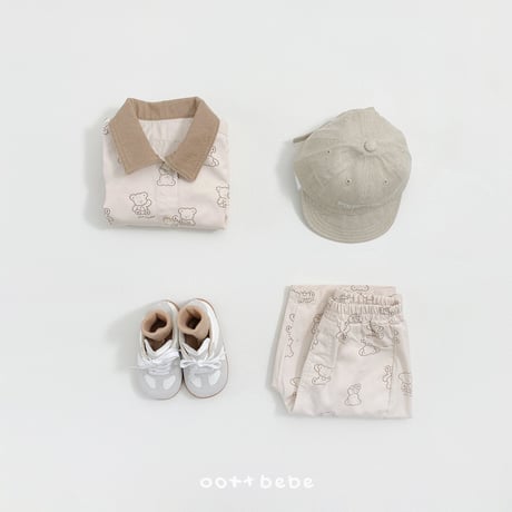oottbebe/66. bear jacket XS(1-2Y)-XL(6-7Y)