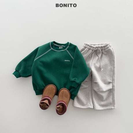 bonito/52. knee pin tuck straight pants JS-JM