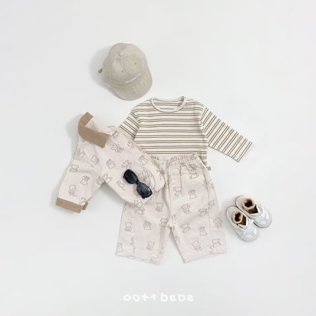 oottbebe/67. bear pants XS(1-2Y)-XL(6-7Y)