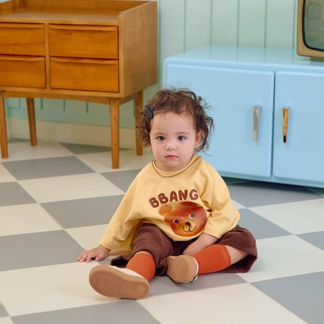 oottbebe/42. raglan kids ( family ) T-shirt XS(0-1Y)-XL(4-5Y)