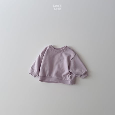lindo/18. hello embroidery man-to-man 1(3M-6M)-3(12M-18M)