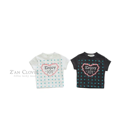 zanclover/59. Enjoy heart T-shirt 3-11