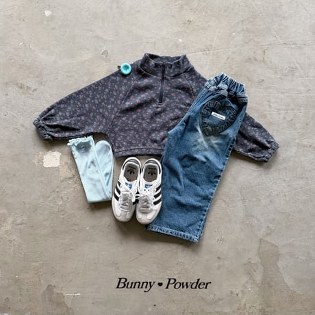 bunnypowder/105. heart denim pants 2XL-4XL