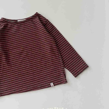 urbanrabbit/29. High Teen Stripe Long Tee JS-JM