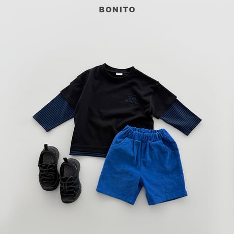 bonito/16. half t rayerd T-shirt 12M-XL