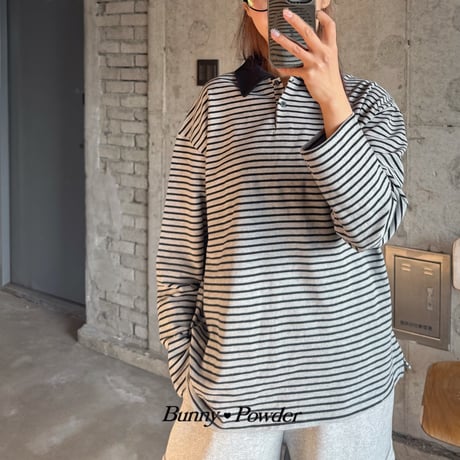 bunnypowder/12. mark collar T-shirt ADULT