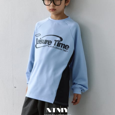 nicetomeetyou/7. ( jersey ) time two color T-shirt S-XL