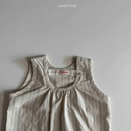 andbutter/36. Natural Button sleeveless JS-JM