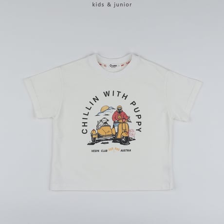 owen/49. with puffy half t T-shirt S-XL