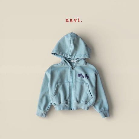 navi/34. tulip hood zipup 2XL-JL