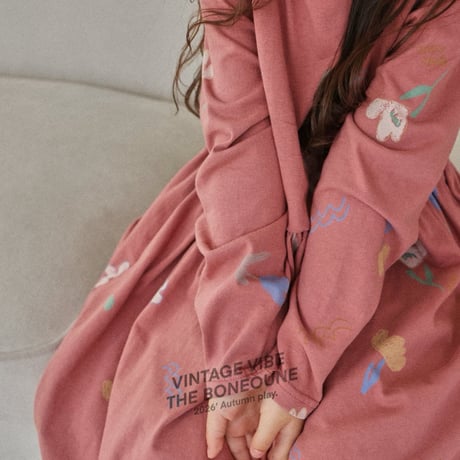 boneoune/101. flower one-piece XS-XL