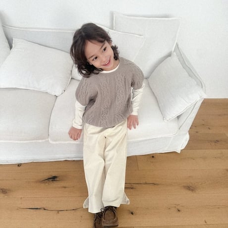digreen/6. slit pants S-2XL