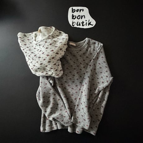 bonbonbutik/27. waffle flower T-shirt XS-XL