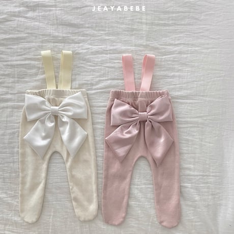 jeayabebe/5. ribbon yoobal band leggings S(3-6)-M(6-12)