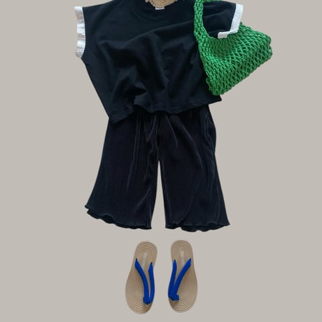 mikki/87. lace half t T-shirt 2XL-4XL