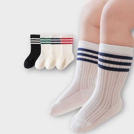 dudie/81. ThreeStripes four 4set XS(0-6M)-L(3-5Y)