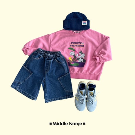 middlename/45. tweet man-to-man S-XL