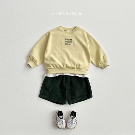 vividi/42. Corduroy half pants JS-JM