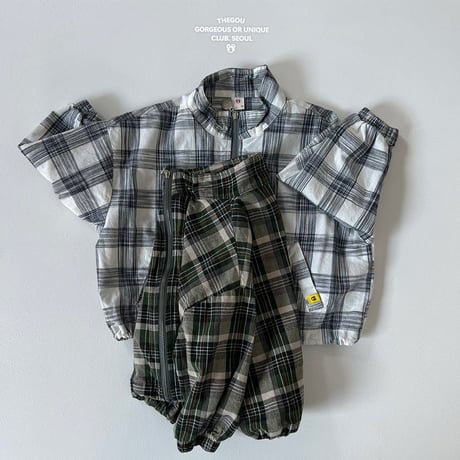 gou/58. checkcheck wind jumper XS-XL