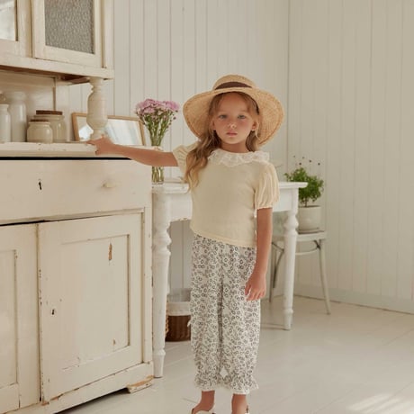 melikey/16. egg flower pants JS-JM