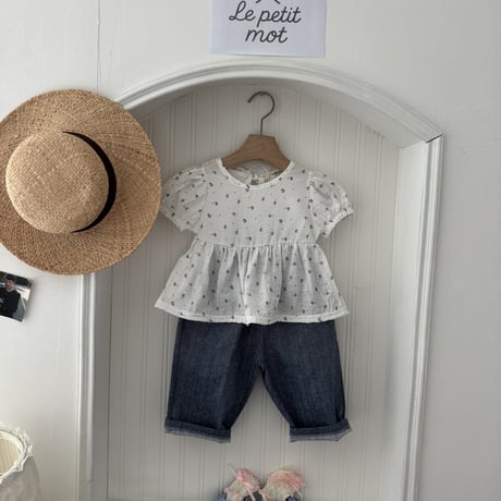 lepetitmot/16. flower puff blouse XS-XL