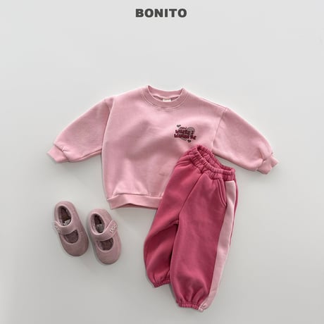 bonito/74. side two color jogger pants 12M-XL